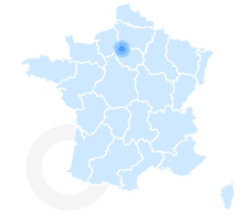 Beauvais, France Map